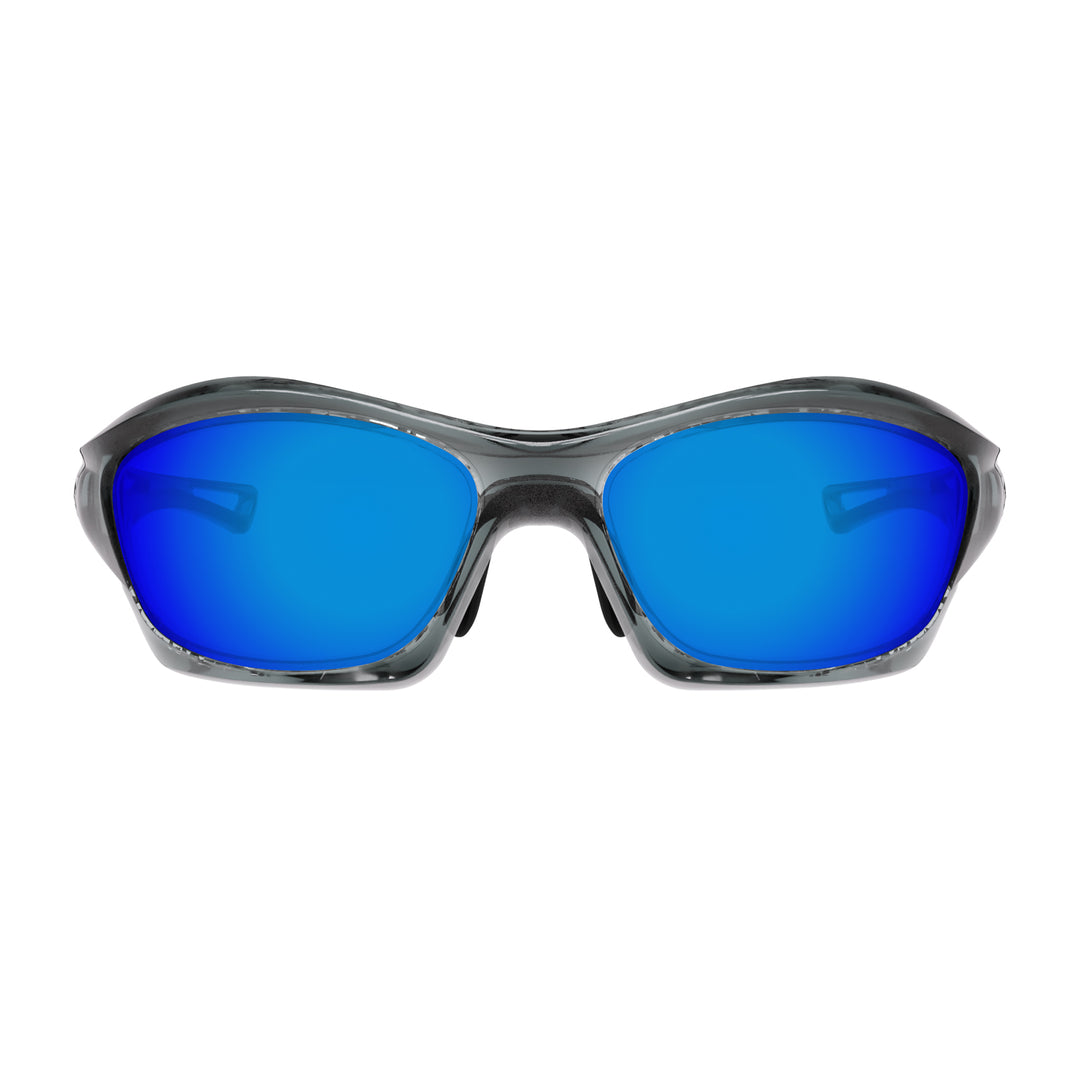 XAZTLAN ザストラン GHOST ゴースト TANZANITE/Earth R425 Grey Blue Mirror<br>Crystal ガラス偏光レンズ リミテッドモデル