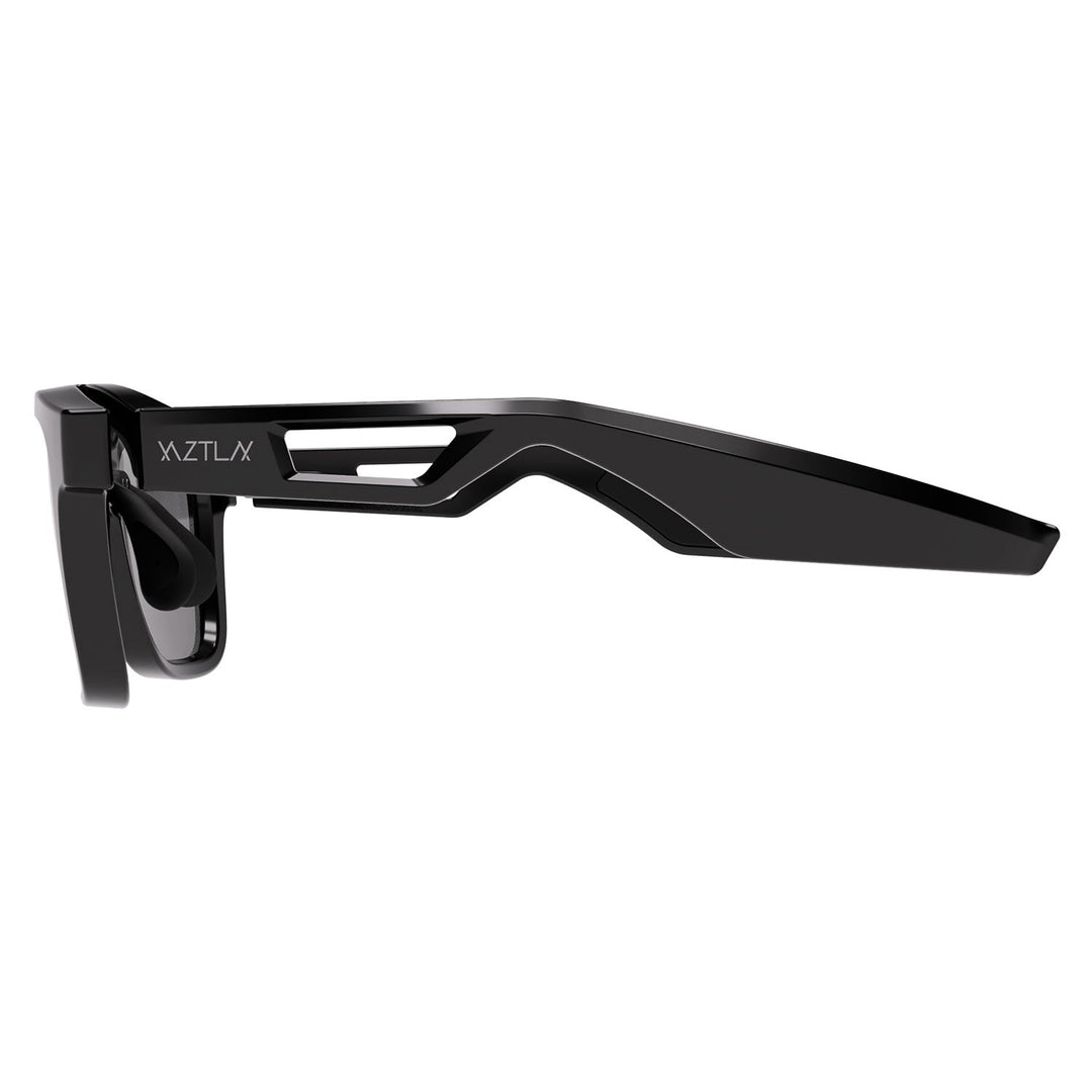 XAZTLAN ザストラン CHEROKEE チェロキー GLOSSY BLACK/Crysyal RGB425 Grey Color Mirror<br>Crystal ガラス偏光レンズ リミテッドモデル