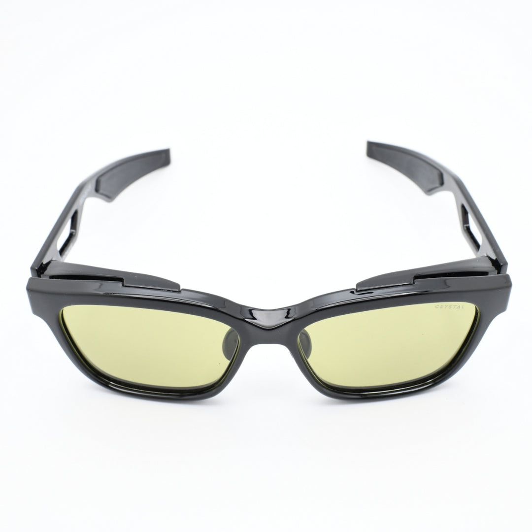 XAZTLAN ザストラン<br>CHEROKEE チェロキー<br>GLOSSY BLACK/Crysyal Amber Green R425<br>