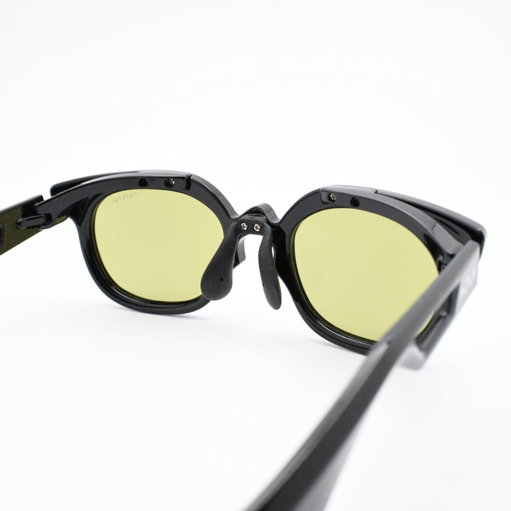 XAZTLAN ザストラン<br>APOLLOIII アポロIII<br>GLOSSY BLACK/Crysyal Amber Green R425<br>