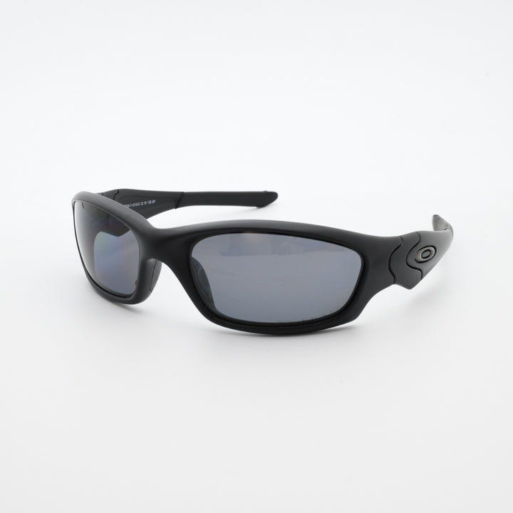OAKLEY オークリー<br>STRAIGHT JACKET ストレートジャケット<br>MATTE BLACK/GREY POLARIZED USフィット<br>