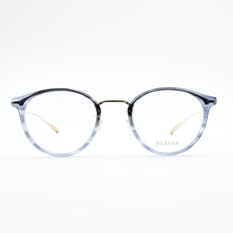 川口 春奈さん「９ボーダー」着用モデル<br>EYEVAN アイヴァン ACOSTA col-DSEA 46サイズ