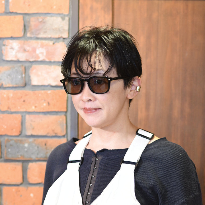 EYEVAN アイヴァン Allen col-PBK/G Lens-S.BR 52サイズ