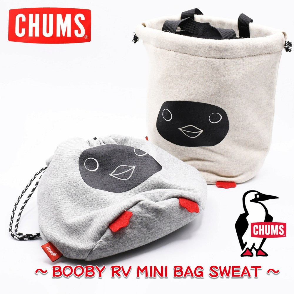 CHUMS チャムス Booby RV Mini Bag Sweat ブービーリバーシブルミニバッグスウェット リバーシブルタイプ トートバッグ