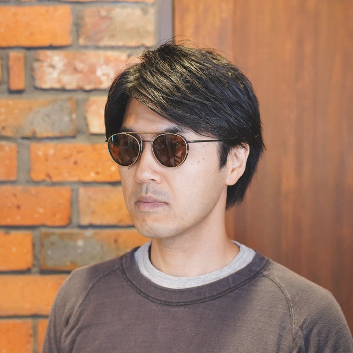 CLAYTON FRANKLIN クレイトンフランクリン 606用クリップオン 偏光ブラウン