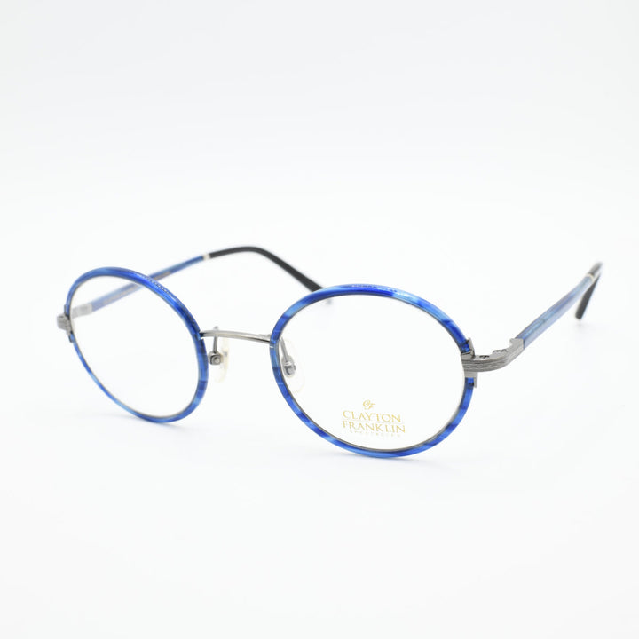CLAYTON FRANKLIN クレイトンフランクリン 619 BLS ブルーササ<br><br>メガネ 眼鏡 めがね メンズ レディース おしゃれ ブランド 人気 おすすめ フレーム 流行り 度付き レンズ