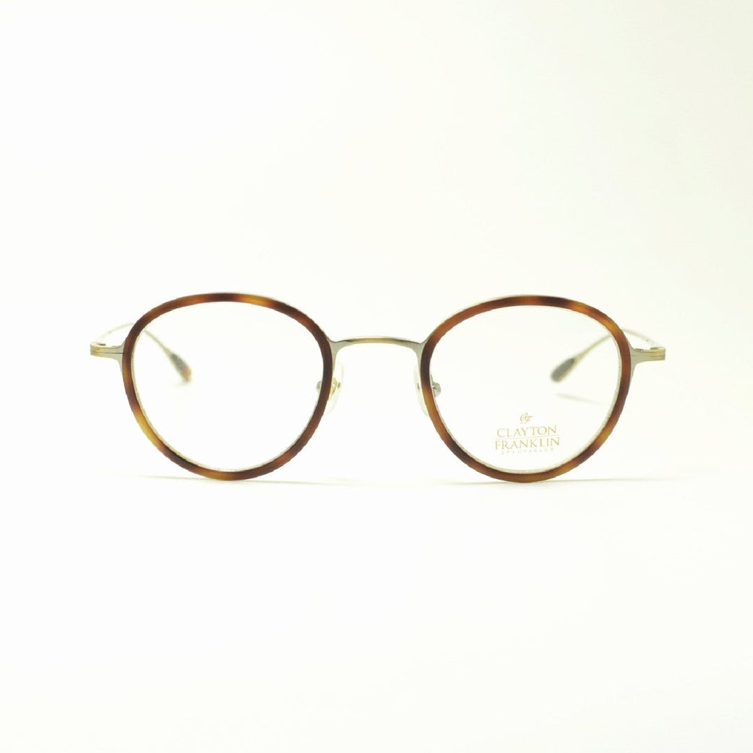 CLAYTON FRANKLIN クレイトンフランクリン 627P AGP/MDM アンティークゴールド/マットデミ メガネ 眼鏡 めがね メンズ レディース おしゃれ ブランド 人気 おすすめ フレーム 流行り 度付き レンズ