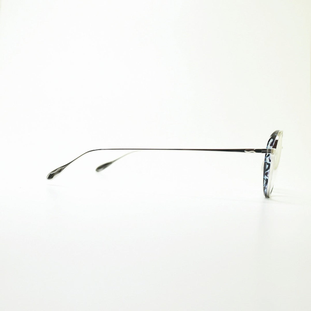 CLAYTON FRANKLIN クレイトンフランクリン<br>627SS SL/BLS<br>（シルバー ブルーササ/デモレンズ）<br><br>メガネ 眼鏡 めがね メンズ レディース おしゃれ<br>ブランド 人気 おすすめ フレーム 流行り 度付き レンズ