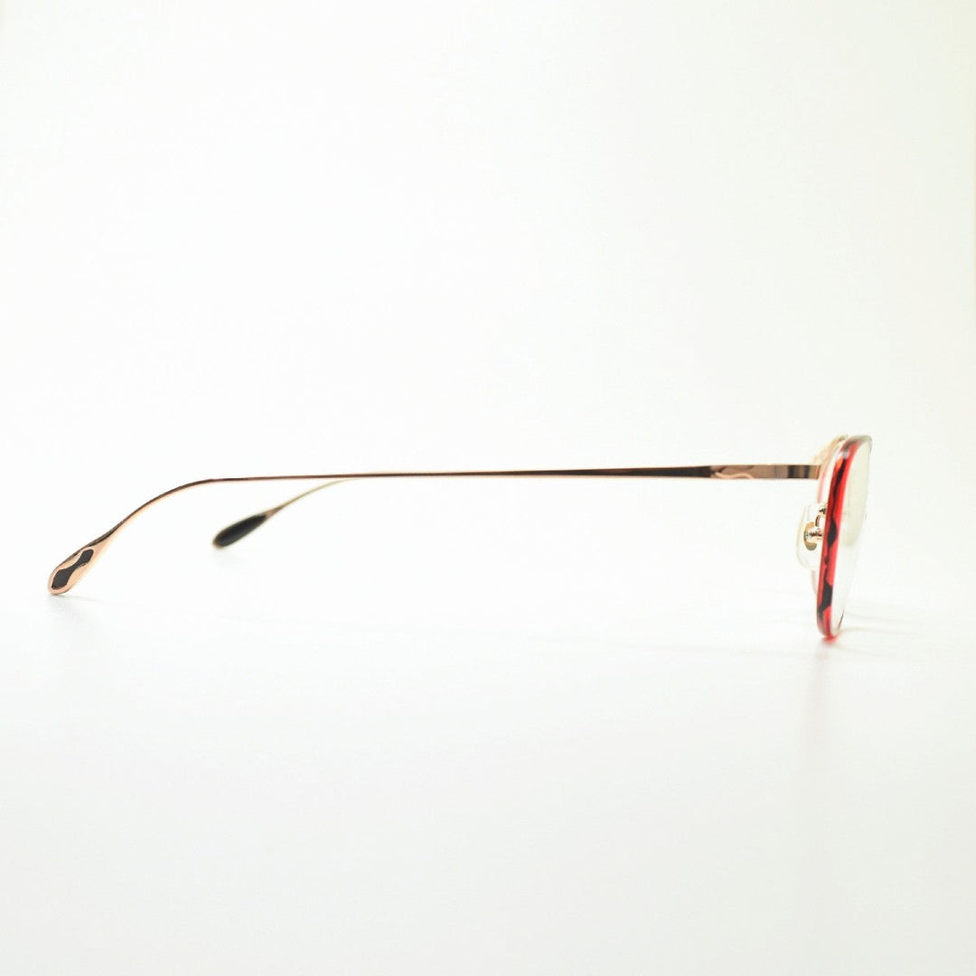 CLAYTON FRANKLIN クレイトンフランクリン<br>629 RG/RDS<br>（レッドゴールド レッドササ/デモレンズ）<br><br>メガネ 眼鏡 めがね メンズ レディース おしゃれ<br>ブランド 人気 おすすめ フレーム 流行り 度付き レンズ