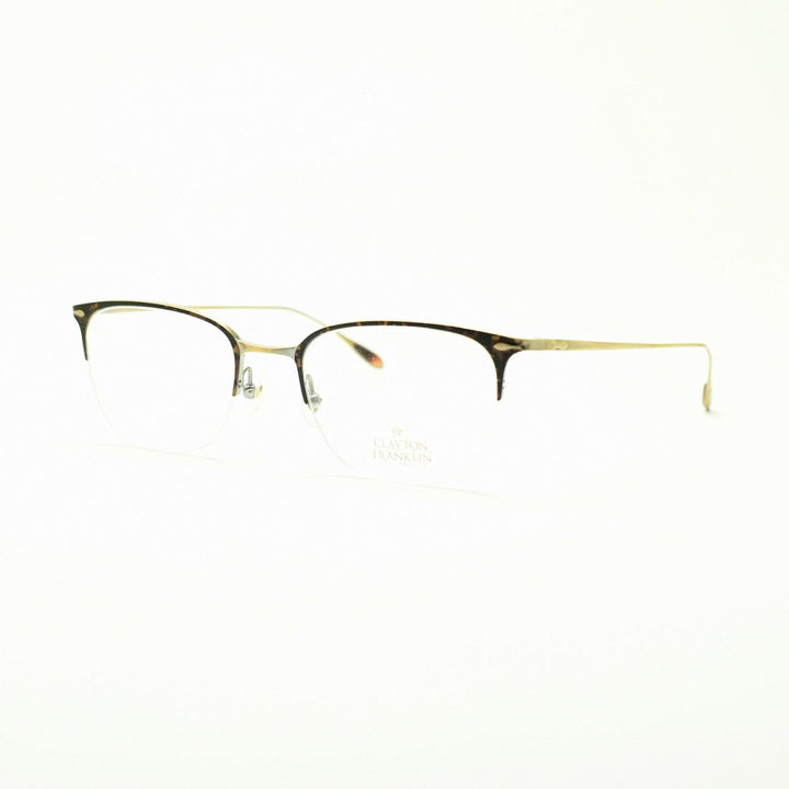 CLAYTON FRANKLIN クレイトンフランクリン<br>634 AGP<br>（アンティークゴールド/デモレンズ）<br><br>メガネ 眼鏡 めがね メンズ レディース おしゃれ<br>ブランド 人気 おすすめ フレーム 流行り 度付き レンズ