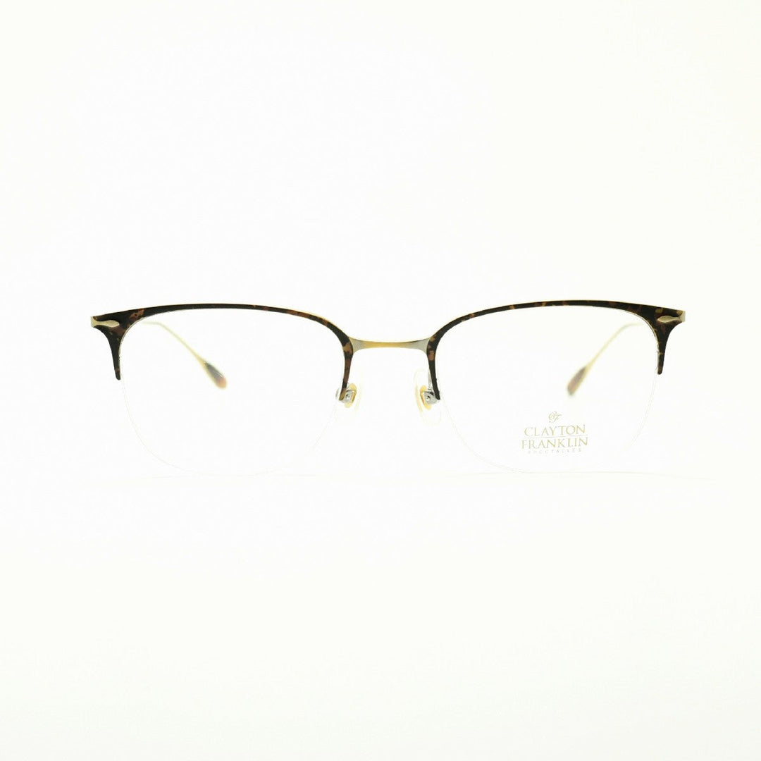 CLAYTON FRANKLIN クレイトンフランクリン<br>634 AGP<br>（アンティークゴールド/デモレンズ）<br><br>メガネ 眼鏡 めがね メンズ レディース おしゃれ<br>ブランド 人気 おすすめ フレーム 流行り 度付き レンズ