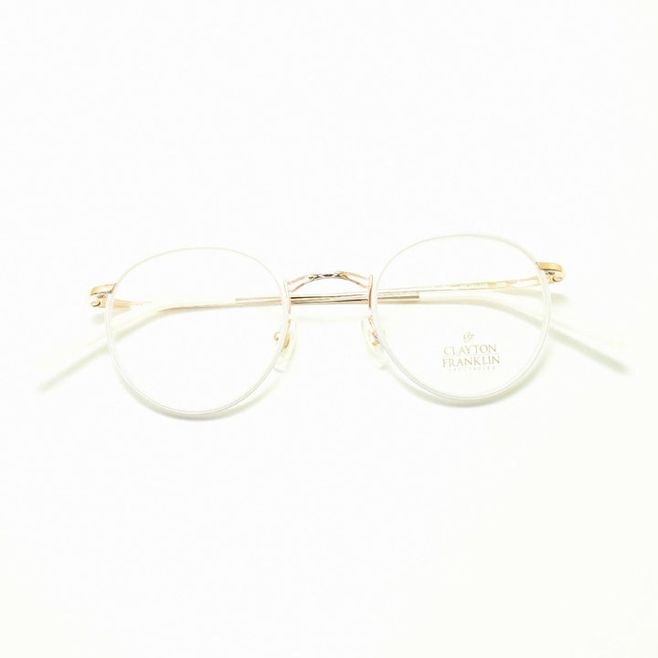 CLAYTON FRANKLIN クレイトンフランクリン<br>635 RG<br>（ローズゴールド/デモレンズ）<br><br>メガネ 眼鏡 めがね メンズ レディース おしゃれ<br>ブランド 人気 おすすめ フレーム 流行り 度付き レンズ