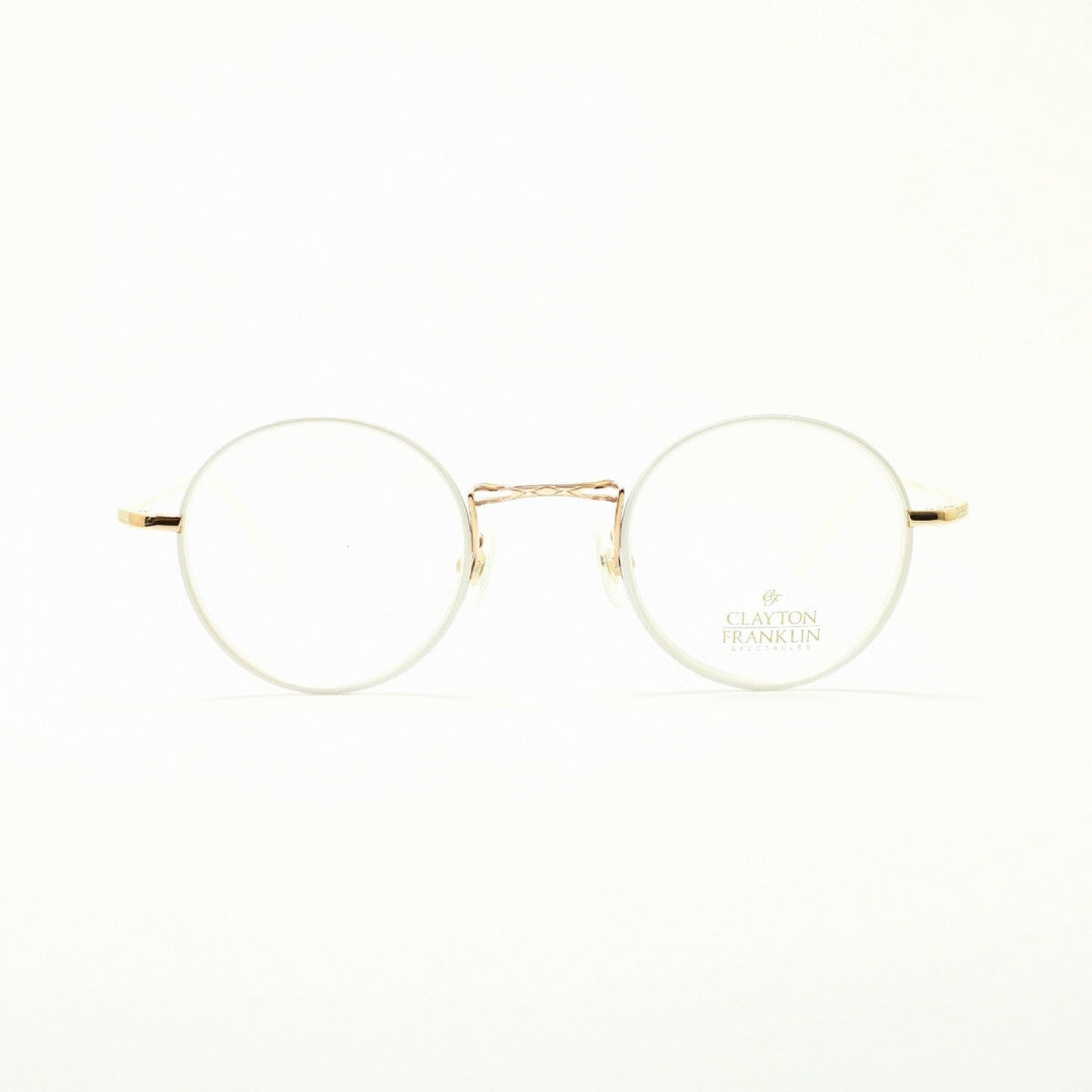 CLAYTON FRANKLIN クレイトンフランクリン<br>636 RG<br>（ローズゴールド/デモレンズ）<br><br>メガネ 眼鏡 めがね メンズ レディース おしゃれ<br>ブランド 人気 おすすめ フレーム 流行り 度付き レンズ