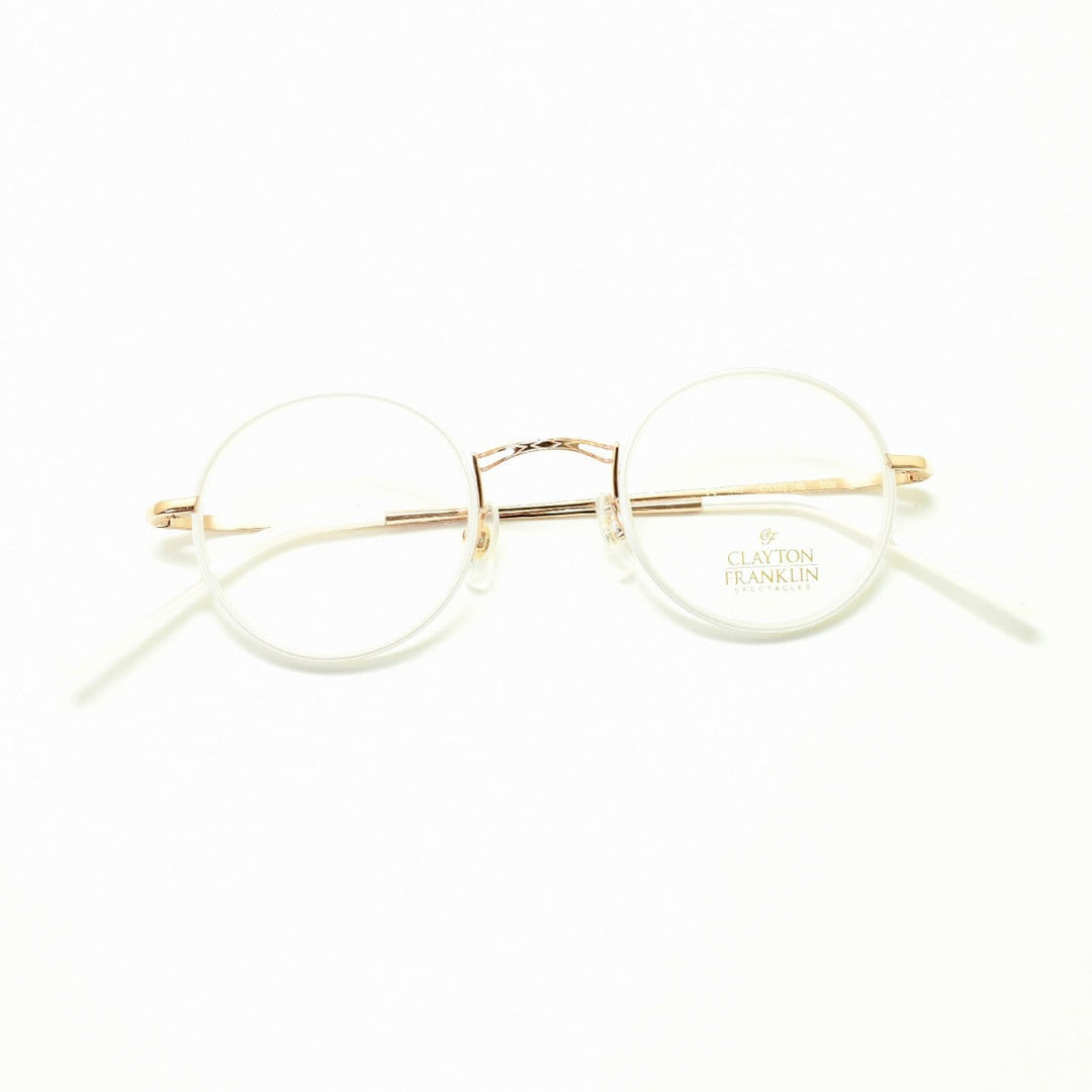 CLAYTON FRANKLIN クレイトンフランクリン<br>636 RG<br>（ローズゴールド/デモレンズ）<br><br>メガネ 眼鏡 めがね メンズ レディース おしゃれ<br>ブランド 人気 おすすめ フレーム 流行り 度付き レンズ