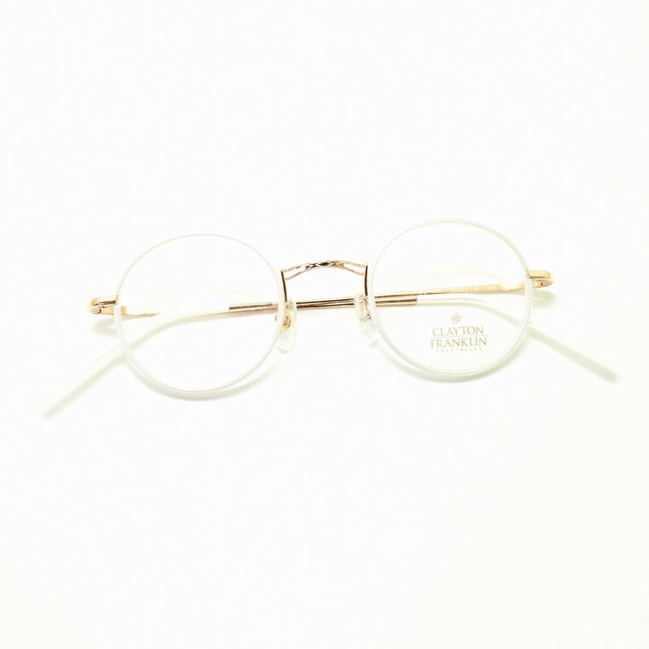 CLAYTON FRANKLIN クレイトンフランクリン<br>636 RG<br>（ローズゴールド/デモレンズ）<br><br>メガネ 眼鏡 めがね メンズ レディース おしゃれ<br>ブランド 人気 おすすめ フレーム 流行り 度付き レンズ