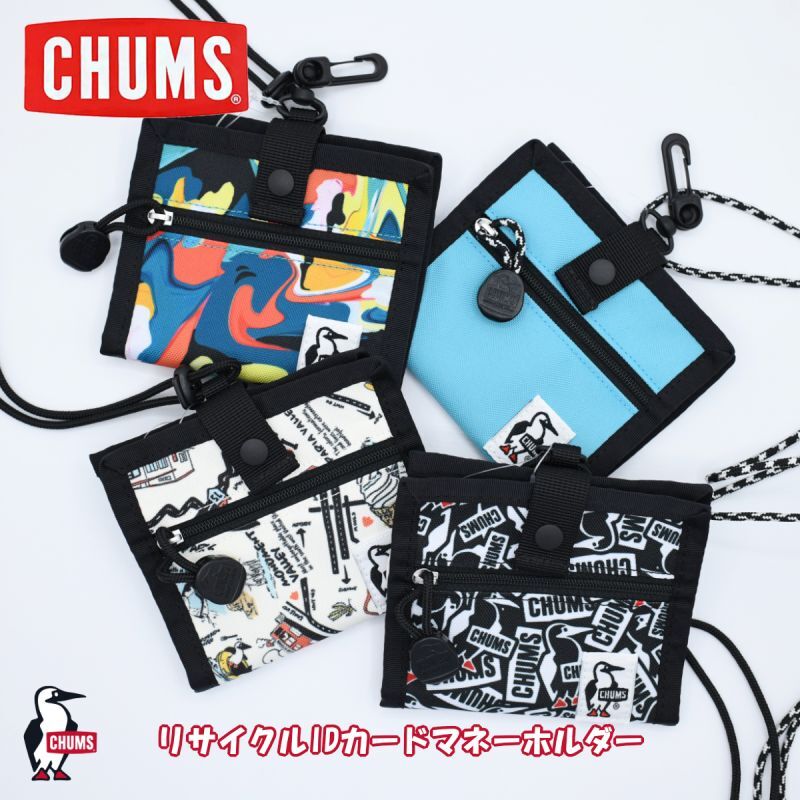CHUMS チャムス<br>Recycle ID Card Money Holder リサイクルIDカードマネーホルダー(カードケース｜定期入れ)<br>