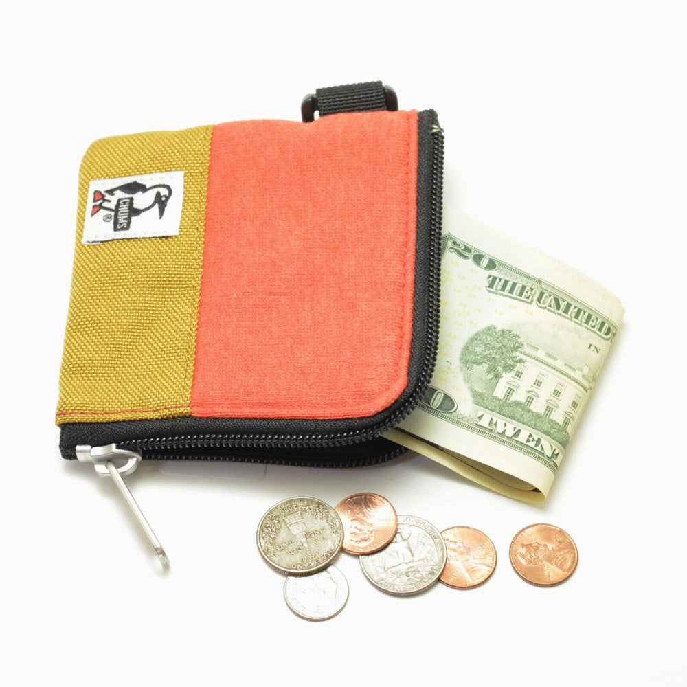 CHUMS チャムス Square Coin Case Sweat Nylon スクエアコインケーススウェットナイロン