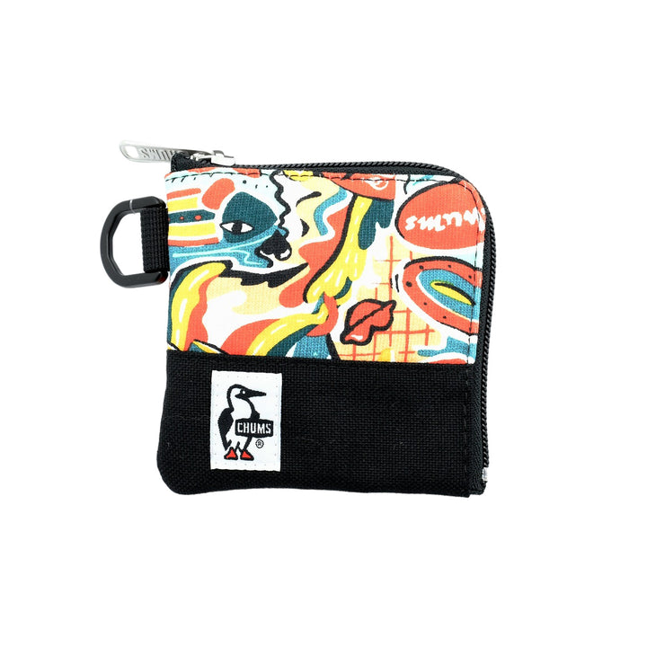 CHUMS チャムス Square Coin Case Sweat Nylon スクエアコインケーススウェットナイロン