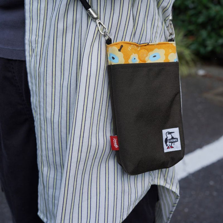 CHUMS チャムス Rope Shoulder Pouch Sweat Nylon ロープショルダーポーチスウェットナイロン