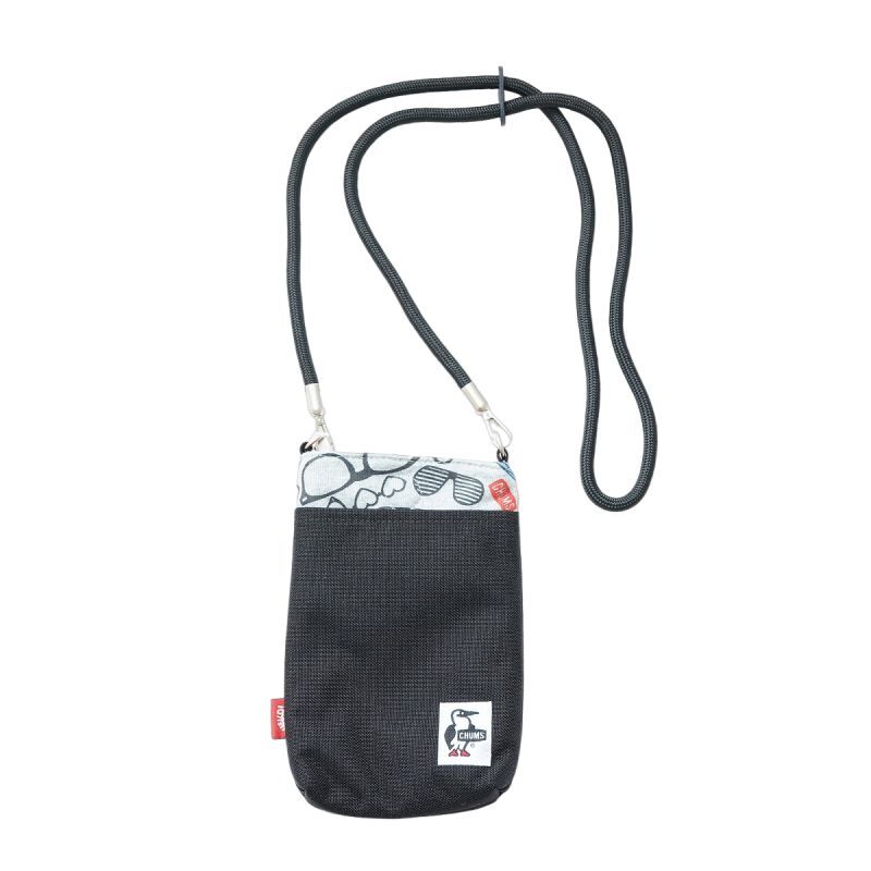 CHUMS チャムス Rope Shoulder Pouch Sweat Nylon ロープショルダーポーチスウェットナイロン