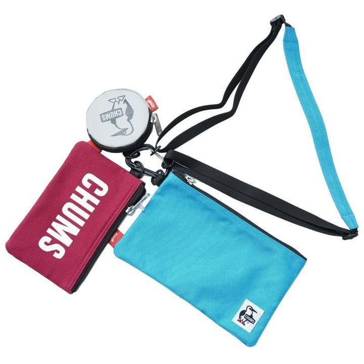 CHUMS チャムス 3P Shoulder Pouch Sweat Nylon 3Pショルダーポーチスウェットナイロン