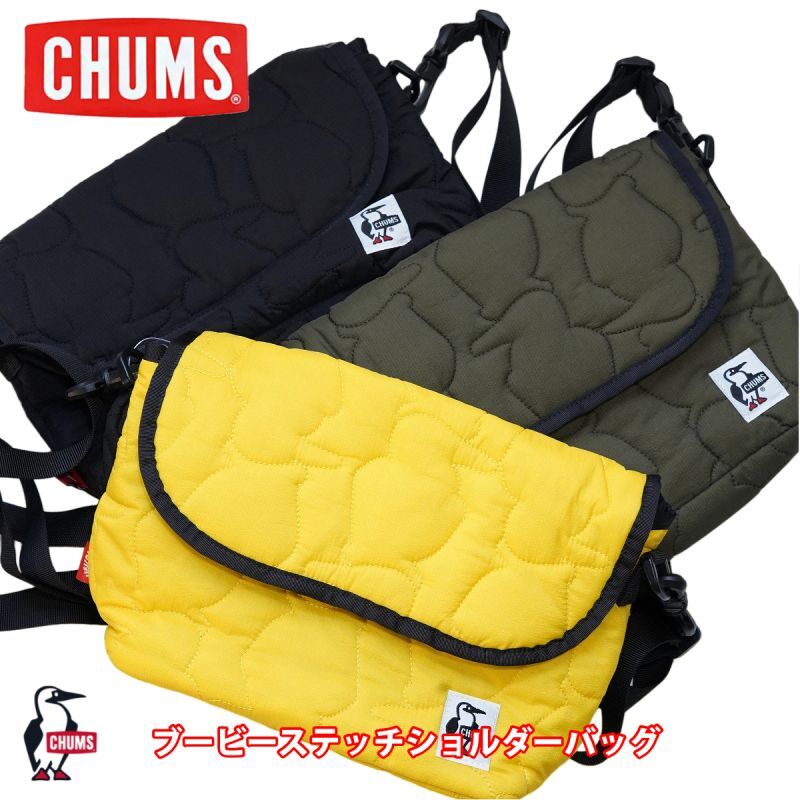 CHUMS チャムス Booby Stitch Shoulder Bag ブービーステッチショルダーバッグ