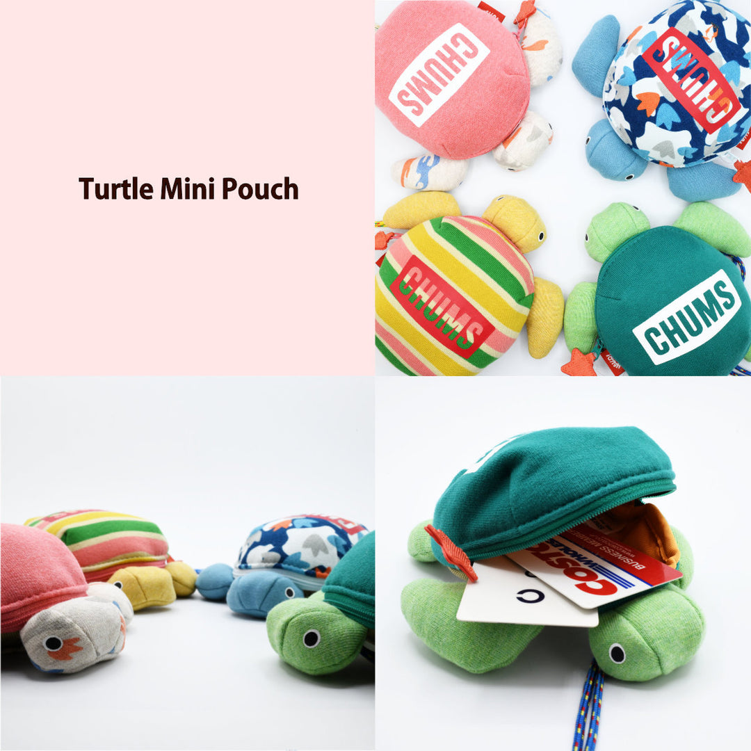 CHUMS チャムス<br>Turtle Mini Pouch タートル ミニ ポーチ<br>