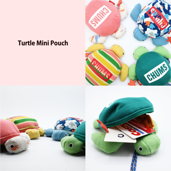 CHUMS チャムス<br>Turtle Mini Pouch タートル ミニ ポーチ<br>