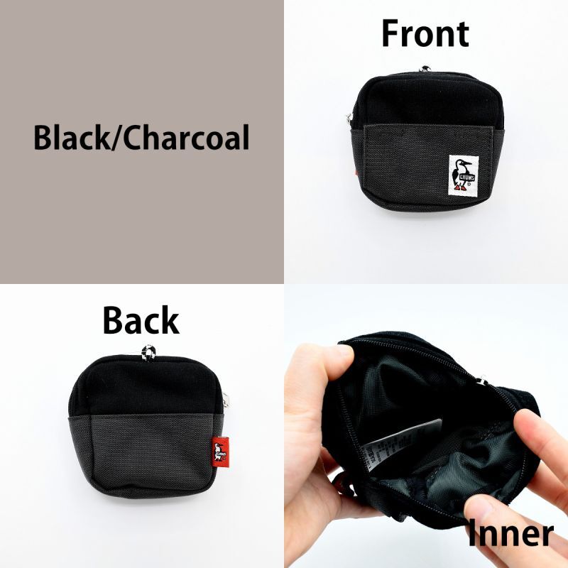 CHUMS チャムス<br>Smart Phone Stand Pouch Sweat Nylon スマートフォン スタンド ポーチ スウェットナイロン<br>
