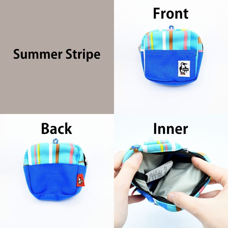 CHUMS チャムス<br>Smart Phone Stand Pouch Sweat Nylon スマートフォン スタンド ポーチ スウェットナイロン<br>