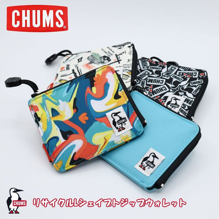 CHUMS チャムス<br>Recycle L-Shaped Zip Wallet リサイクルエルシェイプドジップウォレット<br>