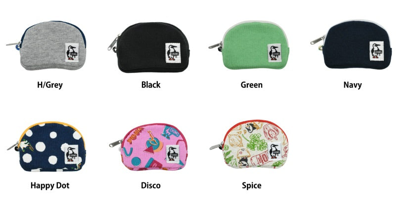 CHUMS チャムス<br>Half Round Coin Pouch Sweat ハーフラウンドコインポーチスウェット(コインケース)<br>