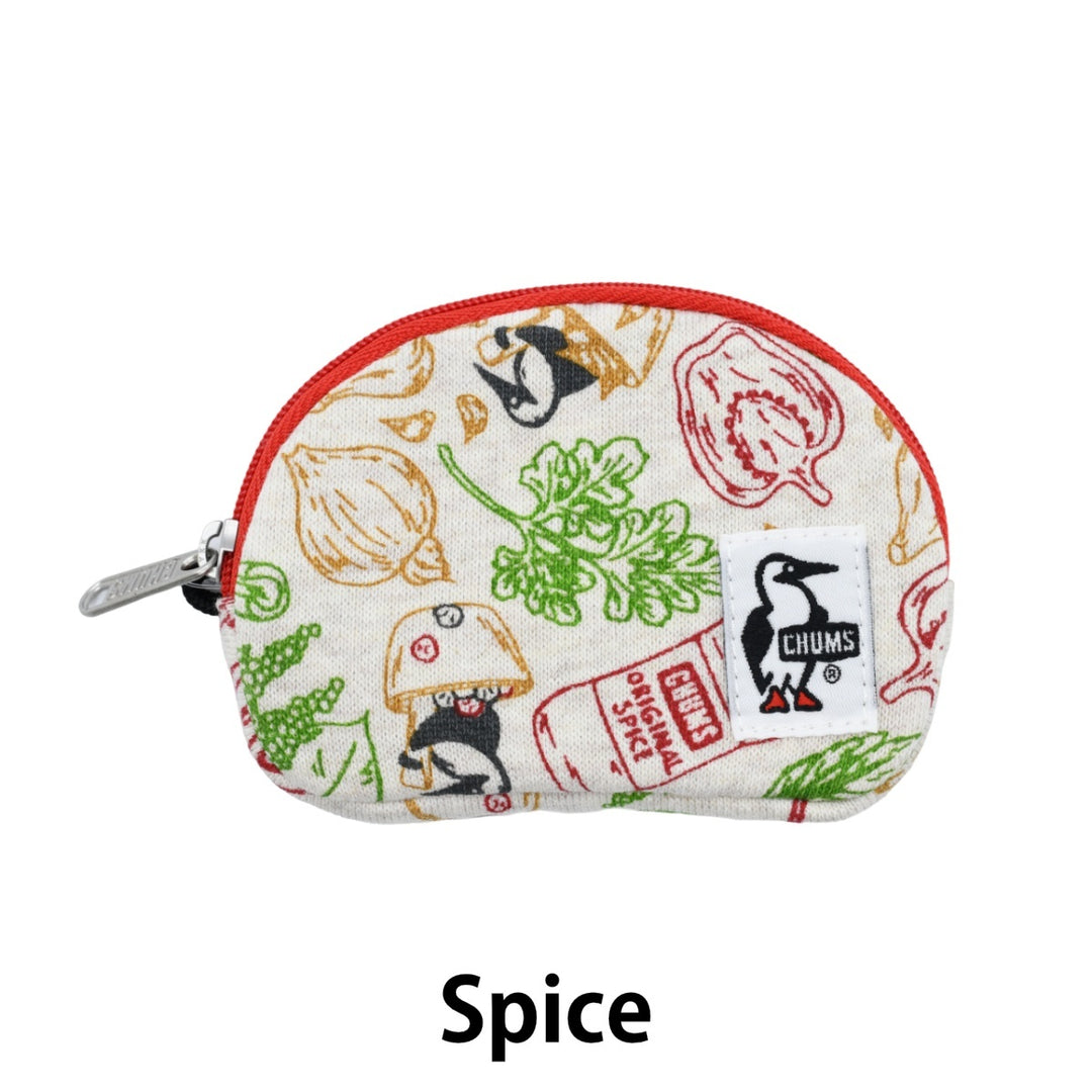 CHUMS チャムス<br>Half Round Coin Pouch Sweat ハーフラウンドコインポーチスウェット(コインケース)<br>