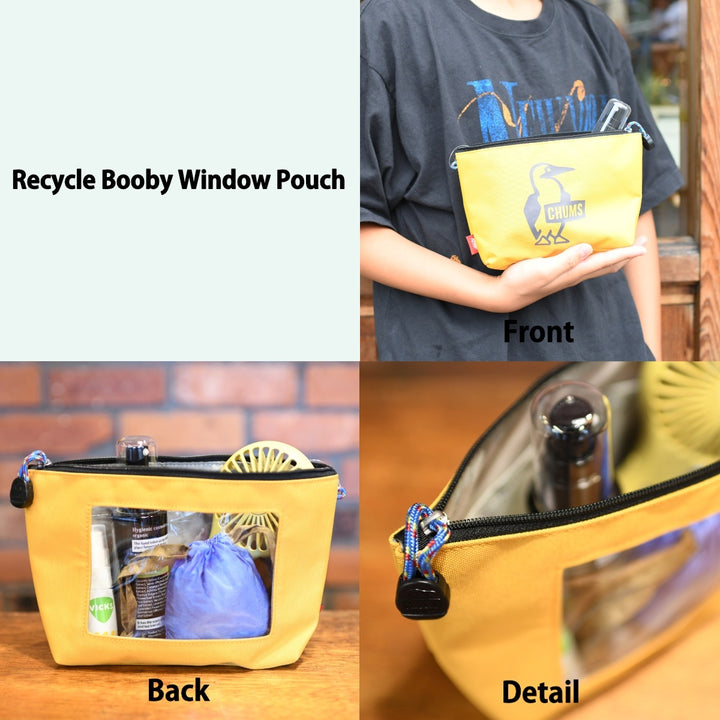 CHUMS チャムス<br>Recycle Booby Window Pouch<br>リサイクルブービーウインドウポーチ<br>