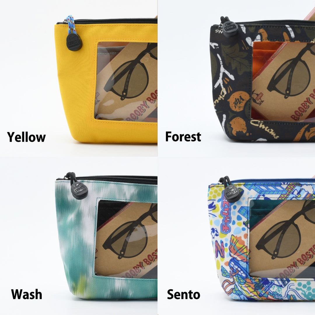 CHUMS チャムス<br>Recycle Booby Window Pouch<br>リサイクルブービーウインドウポーチ<br>
