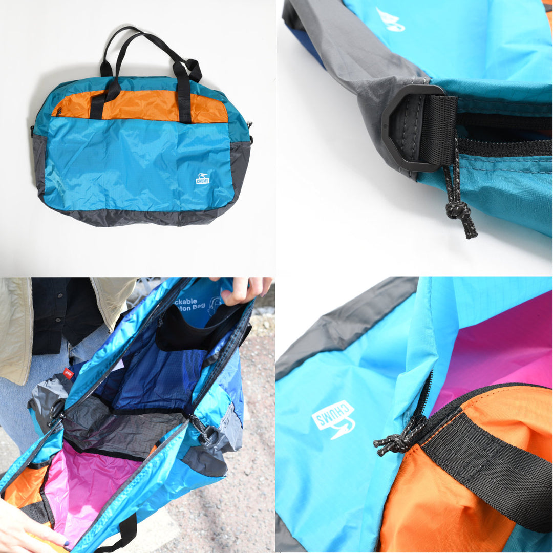 CHUMS チャムス<br>Packable Boston Bag<br>パッカブルボストンバッグ24L<br>