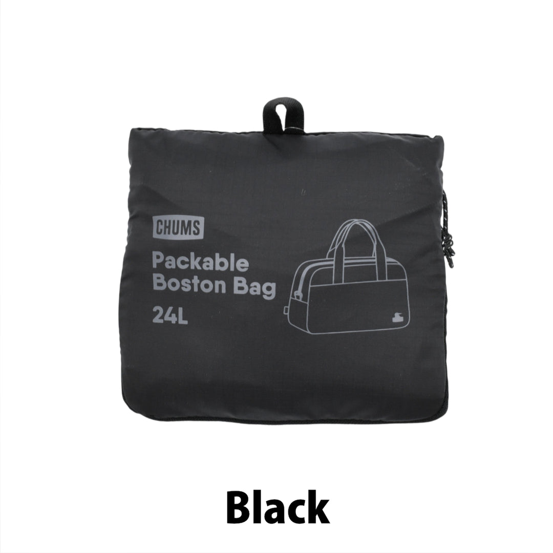 CHUMS チャムス<br>Packable Boston Bag<br>パッカブルボストンバッグ24L<br>
