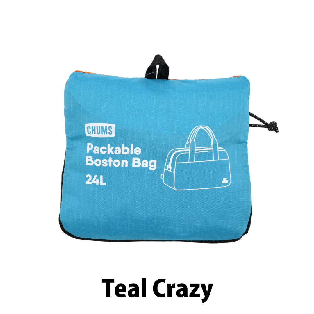 CHUMS チャムス<br>Packable Boston Bag<br>パッカブルボストンバッグ24L<br>