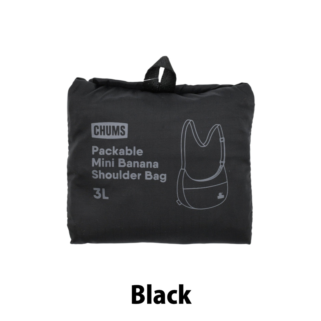 CHUMS チャムス<br>Packable Mini Banana Shoulder Bag<br>パッカブルミニバナナショルダーバッグ3L<br>
