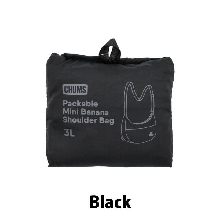 CHUMS チャムス<br>Packable Mini Banana Shoulder Bag<br>パッカブルミニバナナショルダーバッグ3L<br>