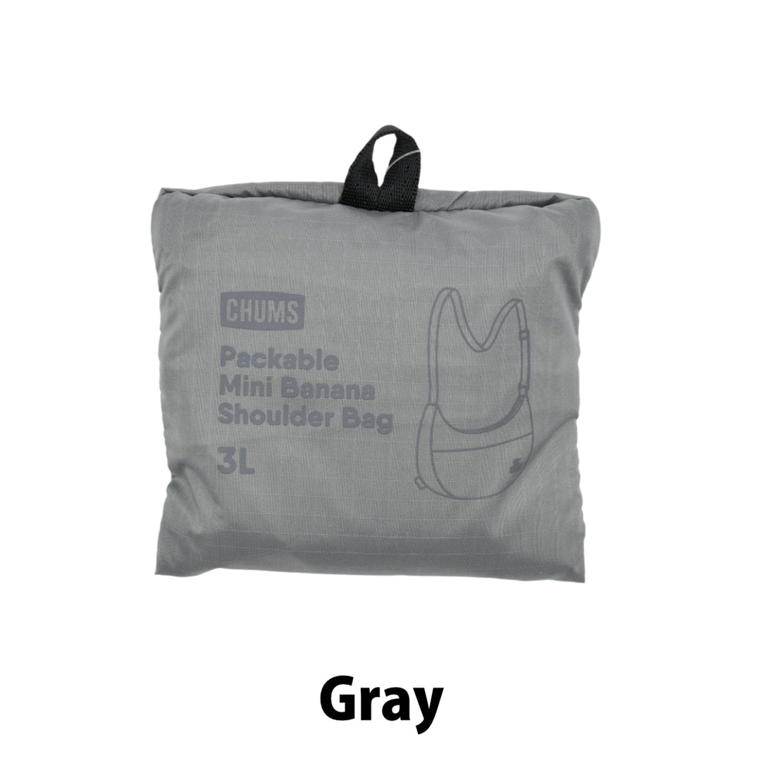 CHUMS チャムス<br>Packable Mini Banana Shoulder Bag<br>パッカブルミニバナナショルダーバッグ3L<br>