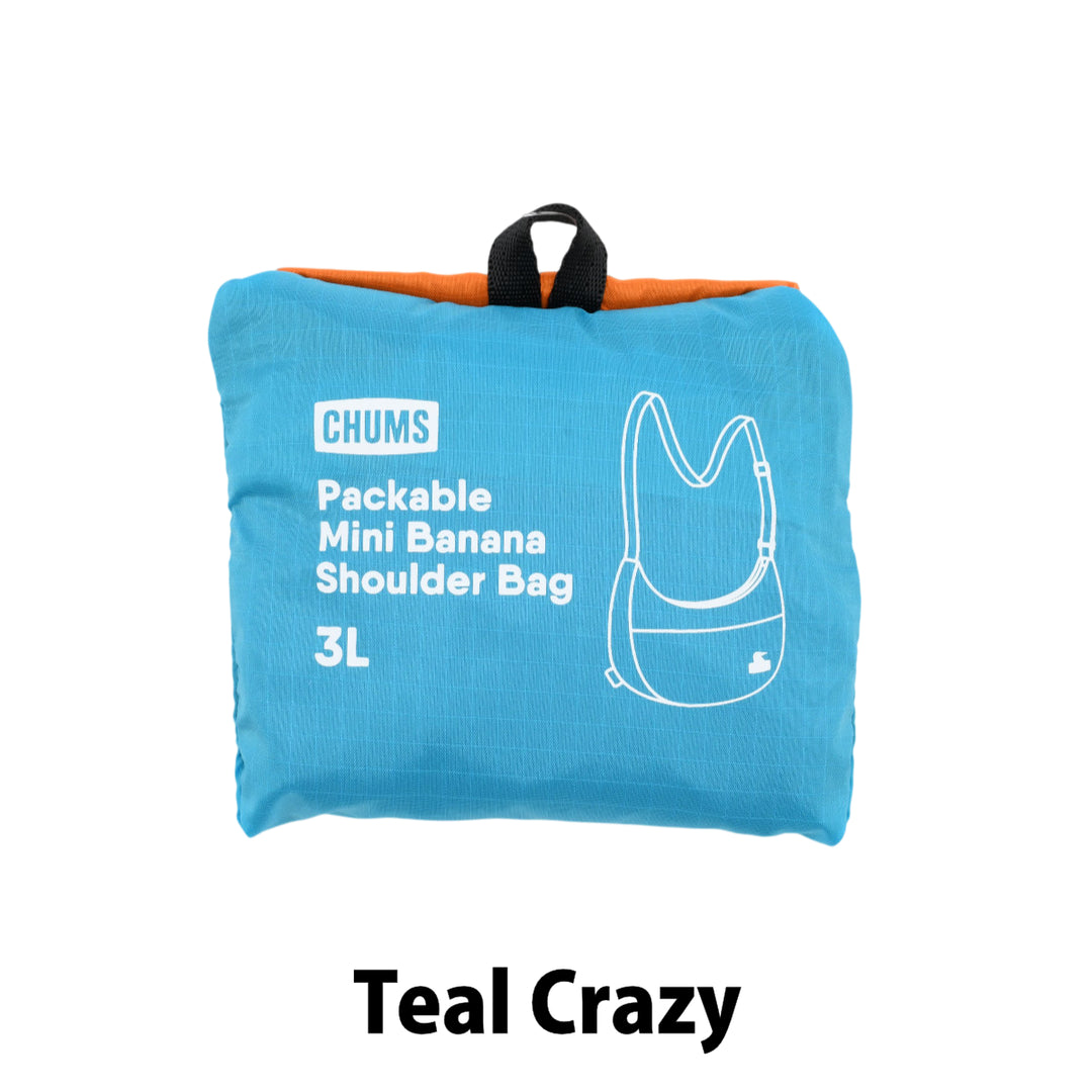 CHUMS チャムス<br>Packable Mini Banana Shoulder Bag<br>パッカブルミニバナナショルダーバッグ3L<br>