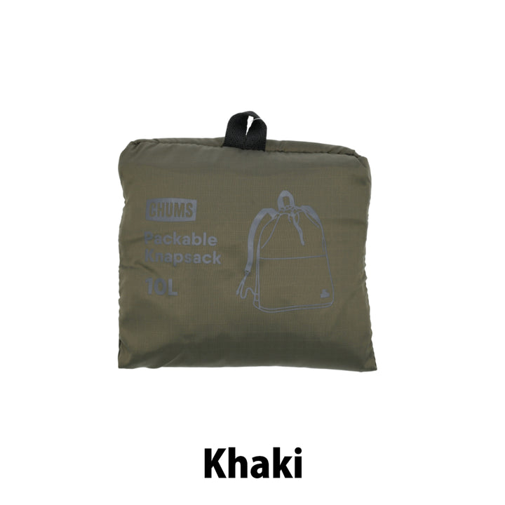 CHUMS チャムス<br>Packable Knapsack<br>パッカブルナップサック<br>