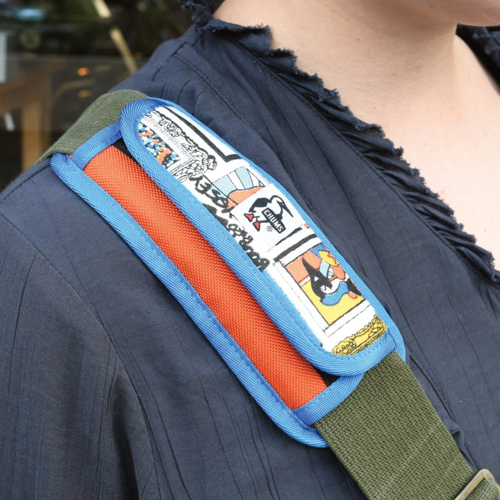 CHUMS チャムス<br>Shoulder Pad Sweat Nylon ショルダーパッドスウェットナイロン(ストラップ/ショルダーバッグ)<br>