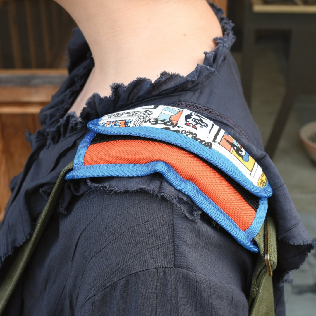 CHUMS チャムス<br>Shoulder Pad Sweat Nylon ショルダーパッドスウェットナイロン(ストラップ/ショルダーバッグ)<br>