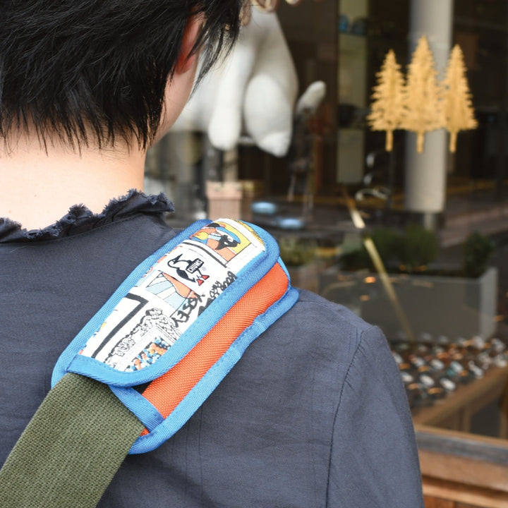 CHUMS チャムス<br>Shoulder Pad Sweat Nylon ショルダーパッドスウェットナイロン(ストラップ/ショルダーバッグ)<br>