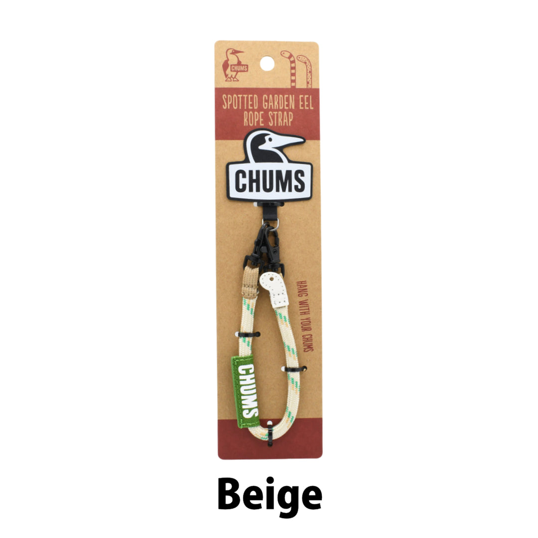 CHUMS チャムス<br>Spotted Garden Eel Rope Strap<br>スポテッドガーデンイールロープストラップ<br>