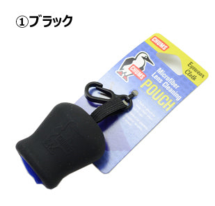 CHUMS チャムス メガネ＆スマホ用クリーナークロス ポンチョレンズクリーナークロス ＊クロスはすべてブラックです