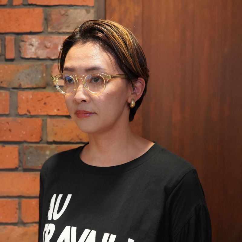 吉田 羊さん ヨンアさん 着用モデル<br>EYEVAN アイヴァン Conner col-ECR 46サイズ