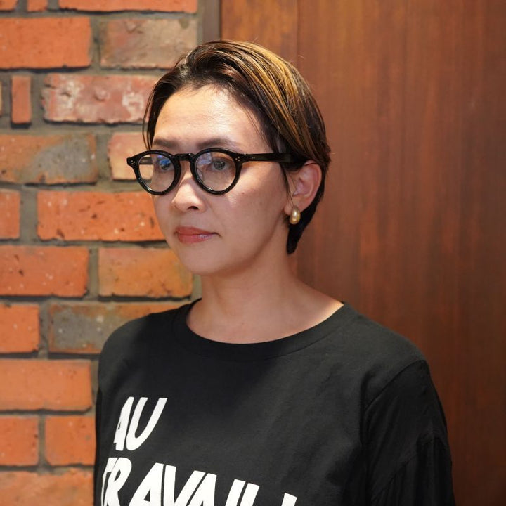 吉田 羊さん ヨンアさん 着用モデル<br>EYEVAN アイヴァン Conner col-PBK 46サイズ